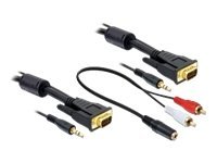 [84452] Delock VGA-Kabel - HD-15 (VGA), mini-phone stereo 3.5 mm (M)