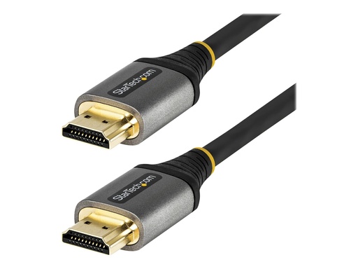 [HDMM21V50CM] StarTech.com 50 cm 8K HDMI 2.1 Kabel - 8K 60Hz/4K 120Hz HDR10+ eARC - Ultra High Speed - HDMI-Kabel - HDMI männlich zu HDMI männlich - 50 cm - abgeschirmt - Grau, Schwarz - Passiv, Support von 4K 120 Hz, unterstützt 8K 60 Hz (7680 x 4320)