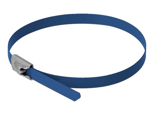 [18793] Delock Kabelbinder - 20 cm - Blau (Packung