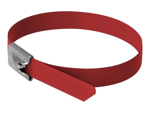 [18782] Delock Kabelbinder - 30 cm - Rot (Packung mit