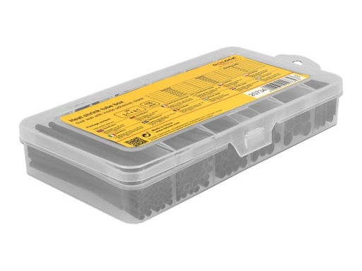 [20734] Delock Wärmeschrumpfschlauch-Kit - Schwarz