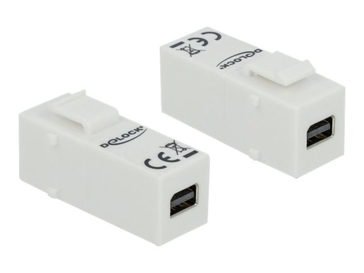 [86387] Delock Keystone module - DisplayPort-Adapter - Mini DisplayPort (W)