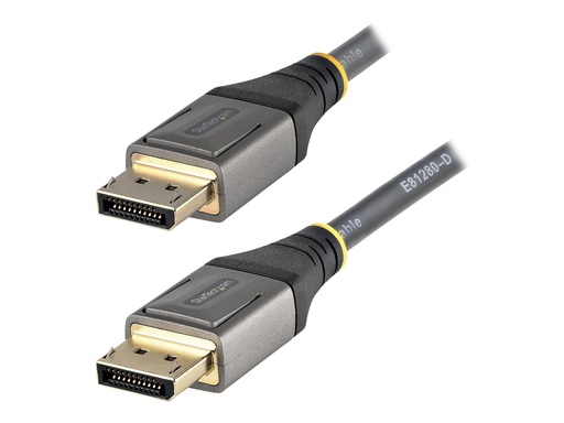 [DP14VMM1M] StarTech.com 1m VESA-zertifiziertes DisplayPort 1.4 Kabel - 8K 60Hz HDR10 MST - Ultra HD 4K 120Hz Video - DP 1.4 Monitorkabel - Für Monitore/Displays - DP zu DP Kabel - M/M (DP14VMM1M)