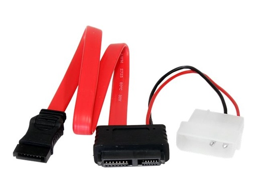 [SLSATAF36] StarTech.com 91 cm Slimline SATA auf SATA mit LP4-Stromkabel / Adapter / Kombikabel - SATA-Kabel - Serial ATA 150/300/600 - Slimline SATA (W)