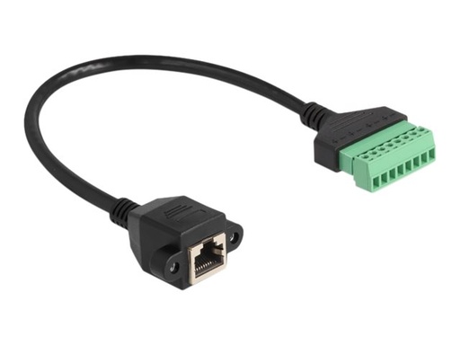 [66054] Delock Netzwerkadapterkabel - 8-polige Anschlussleiste (W)