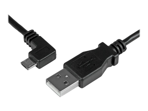 [USBAUB2MLA] StarTech.com StarTech Micro USB Lade/Sync-Kabel - St/St - Micro USB linksgewinkelt - 1m - USB auf Micro USB Ladekabel - USB-Kabel - Micro-USB Typ B (M)