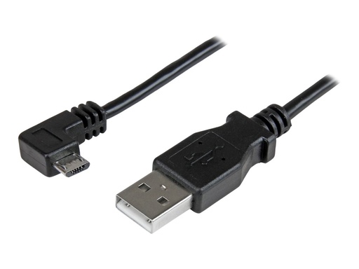 [USBAUB50CMRA] StarTech.com Micro USB Lade- und Sync-Kabel St/St - Rechts gewinkelt Micro-USB - 0,5m - USB-Kabel - Micro-USB Typ B (M)