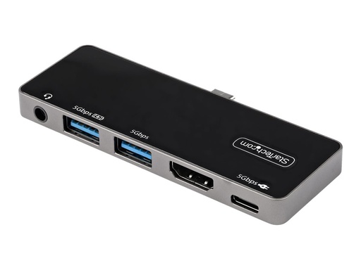 [DKT30ICHPD] StarTech.com USB-C Digital AV-Multiport-Adapter - USB-C auf 4K 60Hz HDMI 2.0, USB-C Power Delivery 100W Pass-Through, 3-Port USB 3.0 Hub - USB-C Mini Dock - Portable USB Typ-C Travel Dock (DKT30ICHPD)