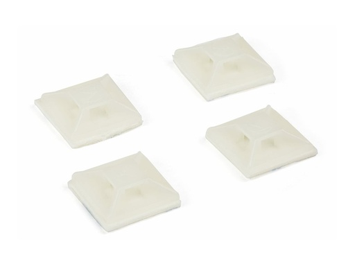 [CBMCTM1] StarTech.com 100 Stück Selbstklebende Kabelbinderhalterungen - Klein - Kabelbinderhalterung - weiß - TAA-konform (Packung mit 100)