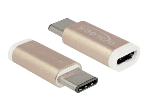 [65677] Delock USB-Adapter - 24 pin USB-C (M) zu Micro-USB Typ B (W)