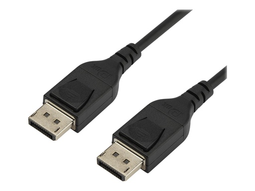 [DP14MM2M] StarTech.com StarTech 6ft/2m VESA Certified DisplayPort 1.4 Cable, 8K 60Hz HBR3 HDR, Super UHD DisplayPort to DisplayPort Monitor Cord, Ultra HD 4K 120Hz DP 1.4 Slim Video Cable M/M DP Connectors - DP 1.4 Latching Cable - DisplayPort-Kabel - DisplayPort (M)