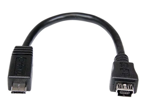 [UUSBMUSBMF6] StarTech.com 15 cm Micro USB auf Mini USB-Adapterkabel – Stecker/Buchse - USB-Adapter - Mini-USB, Typ B (W)