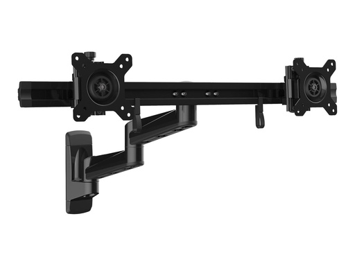 [ARMDUALWALL] StarTech.com Startech Wandmontage Dual Monitorarm - Drehbar - Zweifach Monitorhalter - Für zwei 15" bis 24" Monitore - VESA Halterung - Stahl - Halterung - einstellbarer Arm - für 2 Monitore - stabiler Stahl - Bildschirmgröße: 38.1-61 cm (15"-24")