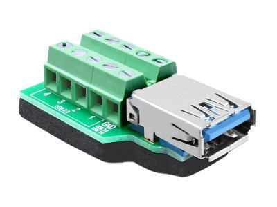 [65370] Delock USB-Adapter - 10-poliger Anschlussblock (W)