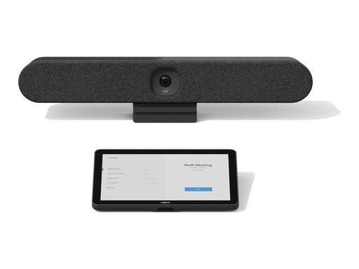 [991-000482] Logitech Tap IP Appliance Room Solutions Huddle + Small Rooms - Kit für Videokonferenzen (Logitech Tap IP, Logitech Rally Bar Huddle)