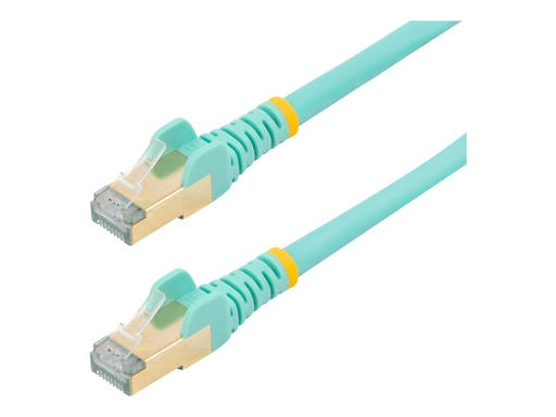 [6ASPAT750CMAQ] StarTech.com 7,5m CAT6a Kabel - Türkis - Patchkabel - STP- Snagless-RJ45 - Patch-Kabel - RJ-45 (M)