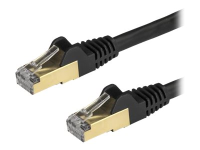 [6ASPAT750CMBK] StarTech.com 7,5m CAT6a Kabel - Schwarz - STP- Snagless-RJ45 - Patch-Kabel - RJ-45 (M)