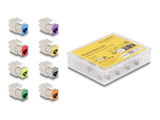 [87896] Delock Keystone-Modul - RJ-45 (W) zu LSA (W)