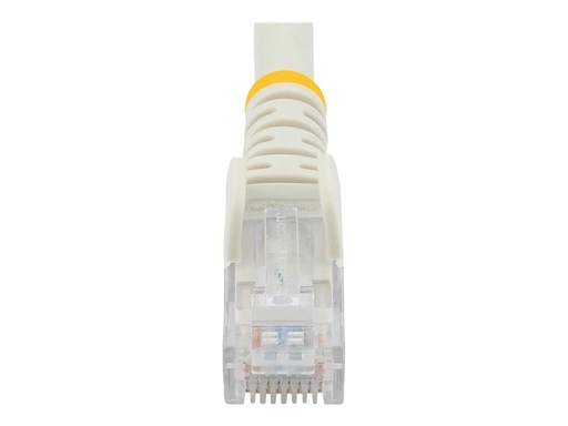 [N6PATC50CMWH] StarTech.com Startech 50cm CAT6 Ethernet Cable, 10 Gigabit Snagless RJ45 650MHz 100W PoE Patch Cord, CAT 6 10GbE UTP Network Cable w/Strain Relief, White, Wiring is UL Certified/TIA - Category 6 - 24AWG (N6PATC50CMWH)