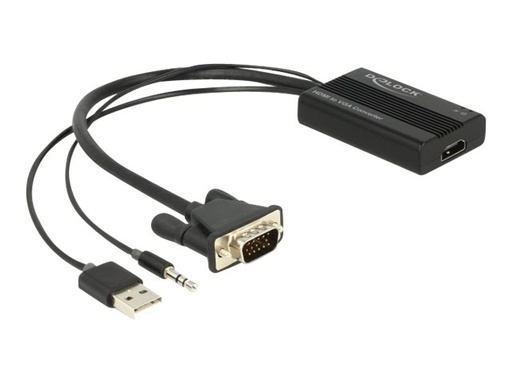 [64172] Delock Spannungsversorgungs-/Audio-/Videoadapter - HD-15 (VGA)