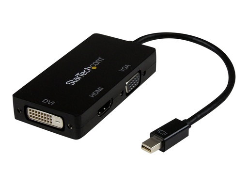 [MDP2VGDVHD] StarTech.com Startech 3 in 1 Mini DisplayPort Adapter - 1080p - Mini DP / Thunderbolt to HDMI / VGA / DVI Splitter for Your Monitor (MDP2VGDVHD)