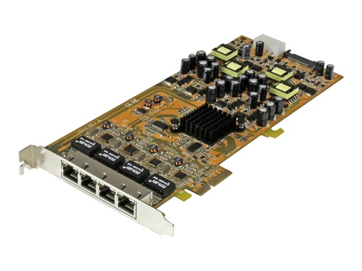[ST4000PEXPSE] StarTech.com 4 Port Gigabit Power over Ethernet PCI Express Netzwerkkarte - PSE / PoE PCIe NIC - 4-fach (Quad)