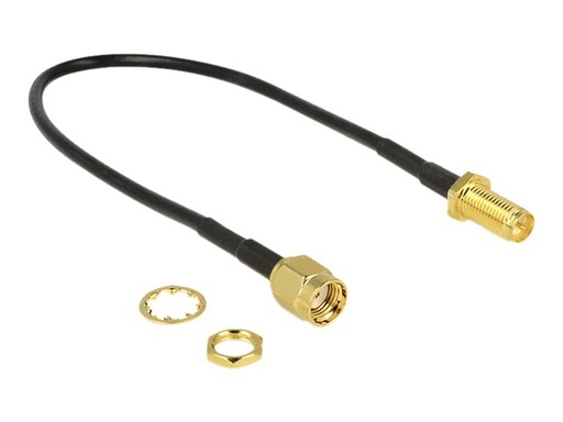 [88876] Delock Antennenkabel - RP-SMA (W) zu RP-SMA (M)