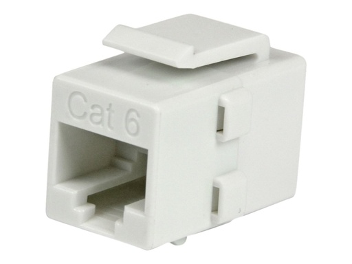 [C6KEYCOUPLWH] StarTech.com White Cat 6 RJ45 Keystone Jack Network Coupler F/F - RJ45 Coupler - Cat6 Coupler - F/F Cat6 Keystone Jack White Modular (C6KEYCOUPLWH)