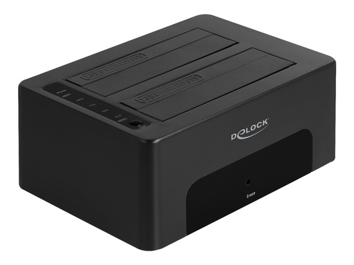 [64187] Delock HDD / SSD Dockingstation Schächte: 2 - 2,5" / 3,5" gemeinsam genutzt (6.4 cm, 8.9 cm)