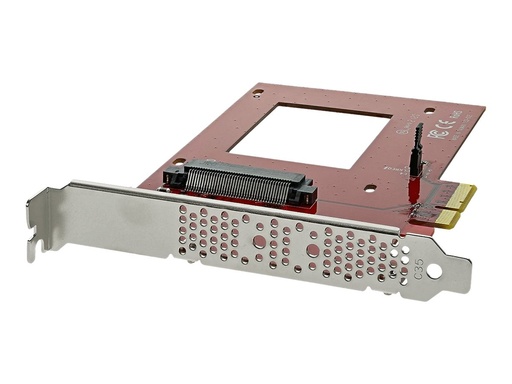 [PEX4SFF8639] StarTech.com U.2 auf PCIe Adapter für 2,5" U.2 NVMe SSD - SFF 8639 - 4x PCI Express 3.0 - NVMe PCIe Adapter - U.2 PCIe Karte - Schnittstellenadapter - 2.5" (6.4 cm)