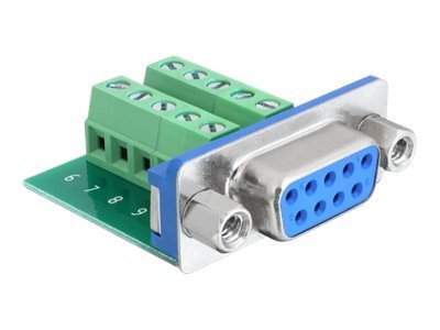 [65268] Delock Serieller Adapter - DB-9 (W) zu 10-poliger Anschlussblock (W)