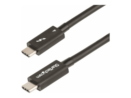 [TBLT4MM1M] StarTech.com StarTech 1 m Thunderbolt 4 Kabel, 100W PD, 8K, Intel-zertifiziert - Thunderbolt-Kabel - Thunderbolt 4 (M)