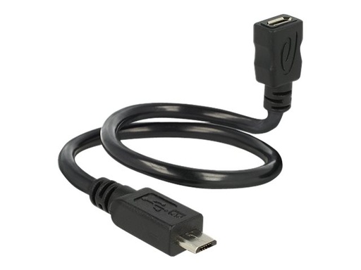 [83924] Delock OTG ShapeCable - USB-Verlängerungskabel - Micro-USB Typ B (W)