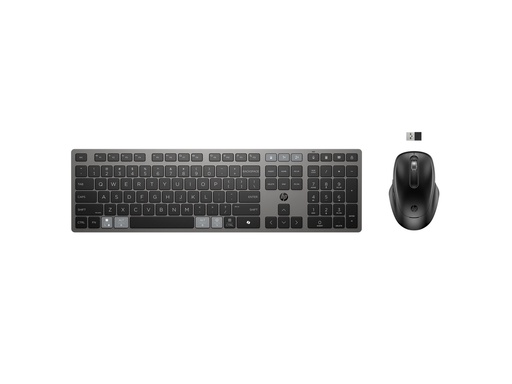 [9T5B0UT#ABB] HP 725 - Tastatur-und-Maus-Set - multifunktional, wiederaufladbar, betrieben mit Superkondensator