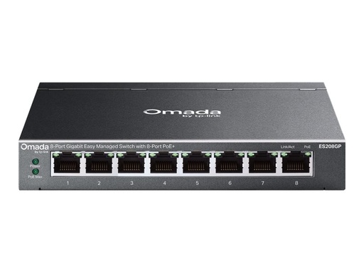 [ES208GP] TP-LINK ES208GP Omada Switch - Switch - 1 Gbps