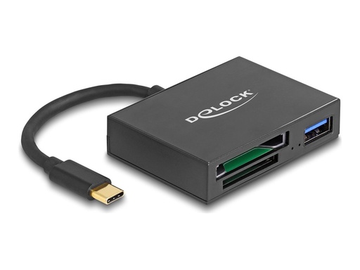 [91711] Delock Kartenleser (SD, XQD 2.0) - USB-C