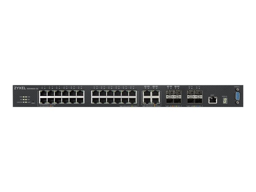 [XGS4600-32-ZZ0102F] ZyXEL XGS4600-32 - Switch - L3 - managed - 24 x 10/100/1000 + 4 x Kombi-Gigabit-SFP + 4 x 10 Gigabit SFP+