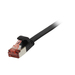 [S217513] Synergy 21 Patchkabel RJ45 Cat6 250Mhz schwarz FTP U/FTP TPE Superflex Flach - Kabel - Digital/Daten
