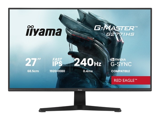 [G2771HS-B1] Iiyama G-MASTER Red Eagle G2771HS-B1 - LED-Monitor - Gaming - 68.6 cm (27")