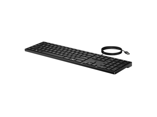 [9SR37UT#BCM] HP Desktop 320K - Tastatur - 3-Zonen-Layout, flache Tastenreise