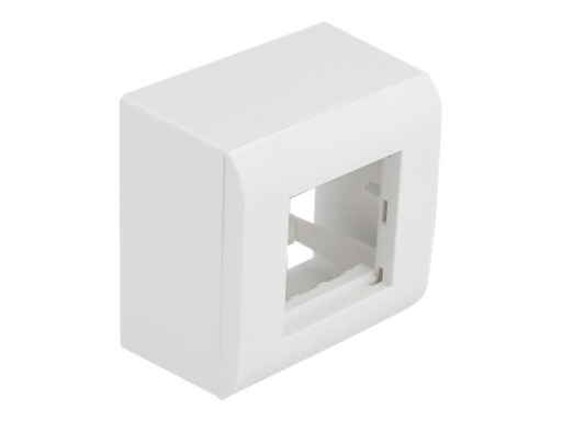 [81332] Delock Easy 45 - Aufputzbox - 2 Module - weiß