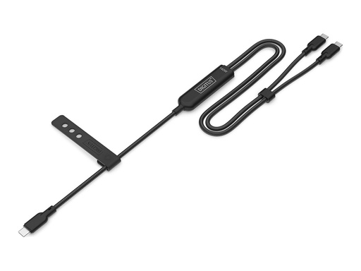 [AK-300170-018-S] DIGITUS USB-C 2in1 Ladekabel, 140W, 1,8m