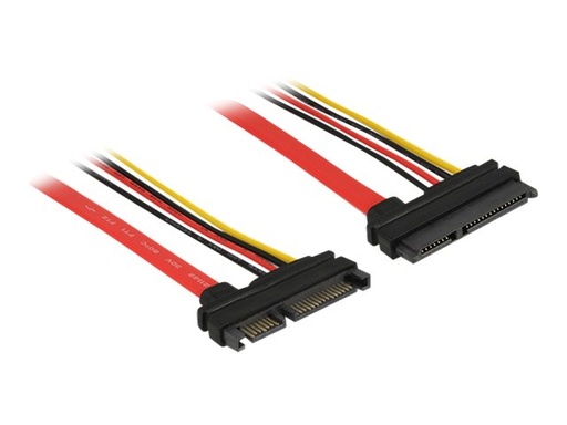[83802] Delock SATA-Verlängerungskabel - Serial ATA 150/300/600 - SATA Combo (S)