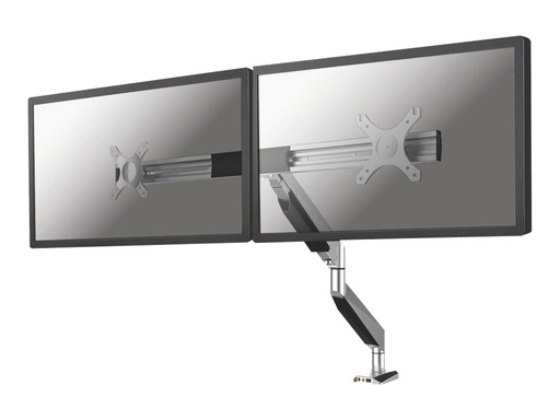 [NM-D725DXSILVER] Neomounts NM-D725DX - Befestigungskit - Voll beweglich - für 2 LCD-Displays - Silber - Bildschirmgröße: 25.4-68.6 cm (10"-27")