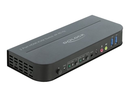 [11481] Delock HDMI KVM Switch 4K 60 Hz with USB 3.0 and Audio