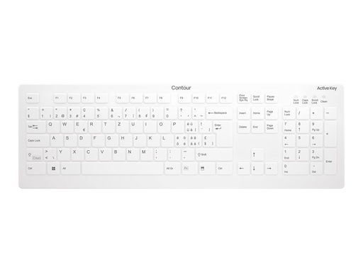 [AK-C8112-FU1-W/CH] Cherry Contour Active Key AK-C8112 - Tastatur - medizinisch