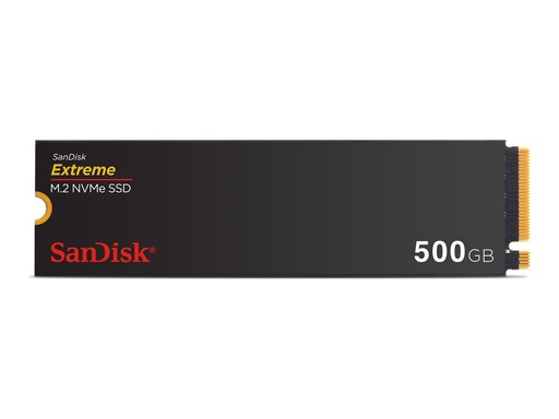 [SDSSDX3N-500G-G26] SanDisk Extreme - SSD - 500 GB - intern - M.2 2280 - PCIe 4.0 x4 (NVMe)