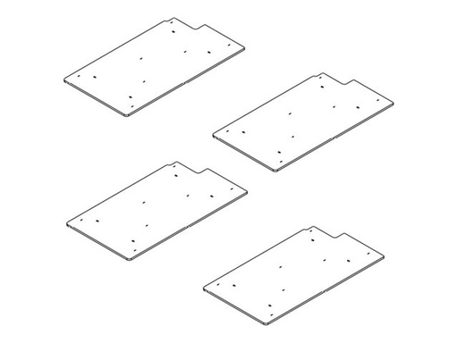[325-BFWY] Dell  Filtermedium - Kundeninstallation (Packung mit 4)