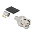 [91772] Delock BNC Stecker zum Crimpen RG6mit passendem Schrumpfschlauch