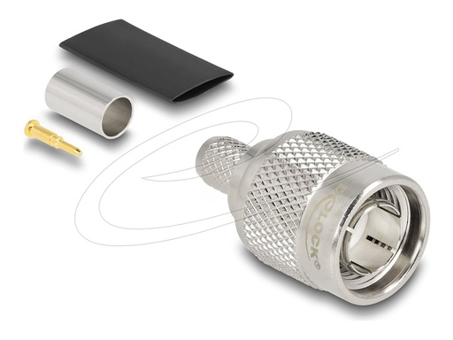 [91776] Delock TNC Stecker zum Crimpen RG-59 passend. schrumpfschla